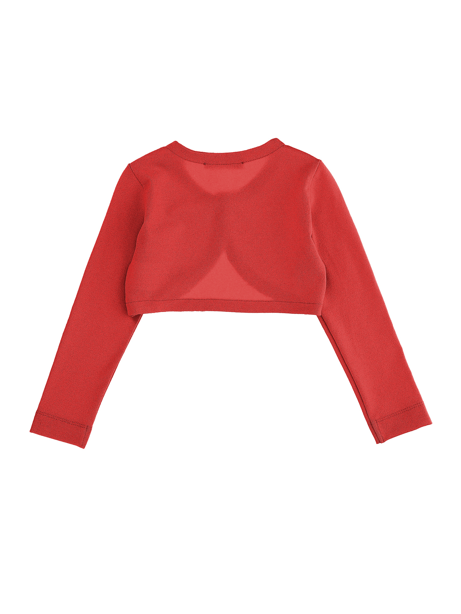 Monnalisa Shaved Crepe Cardigan In Red
