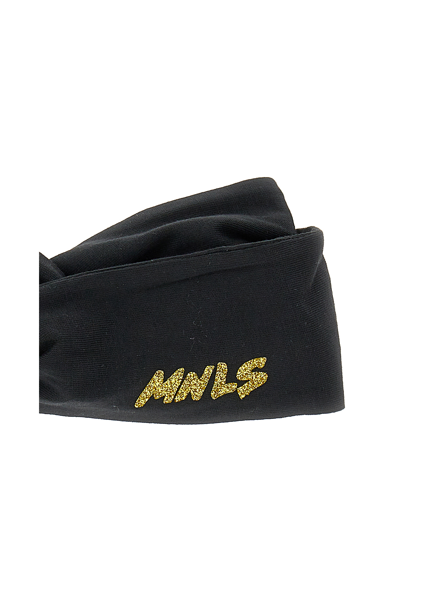 Shop Monnalisa Embroidered Hair Band In Black