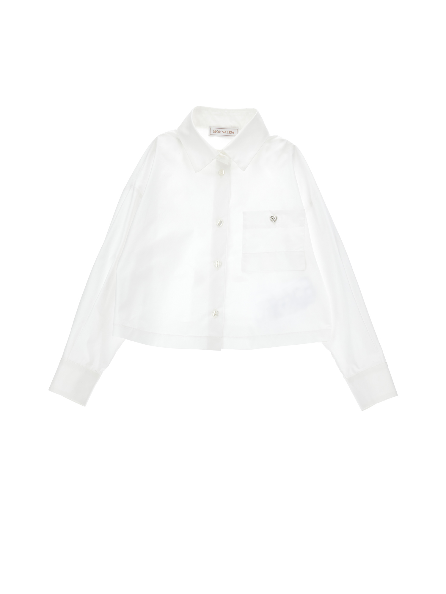 Monnalisa Monogram Shirt In White