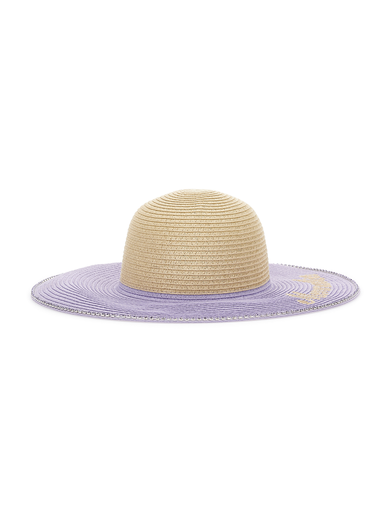 Monnalisa Kids'   Hat With Chain In Wisteria