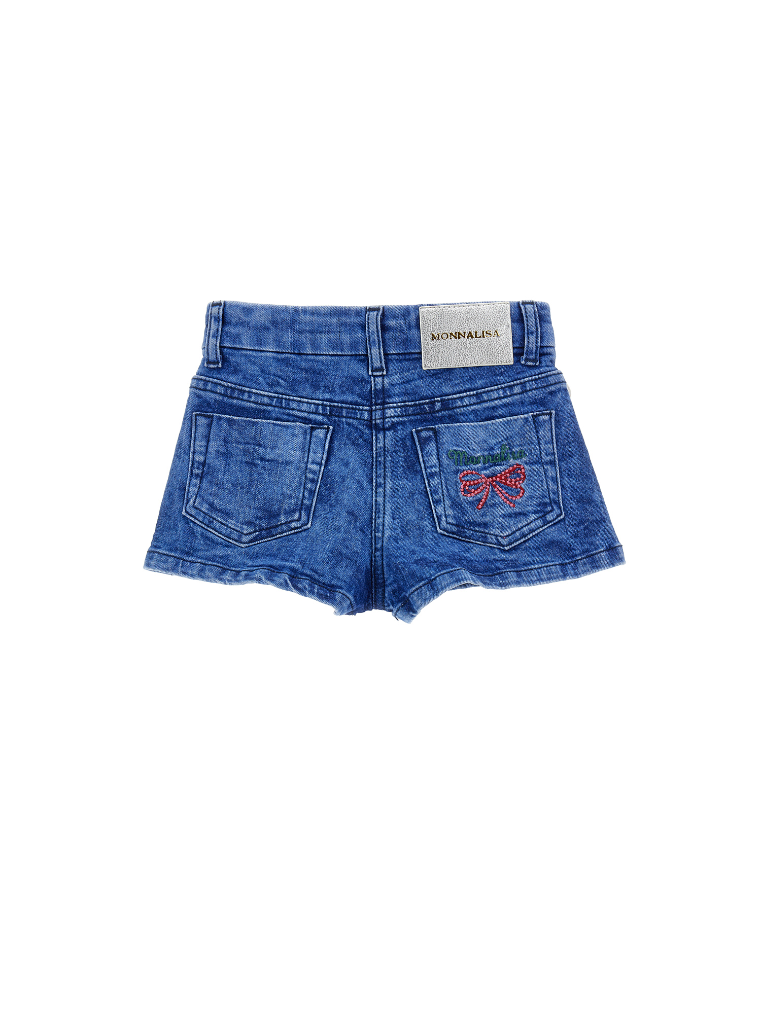 Monnalisa striped fitted shorts - Green