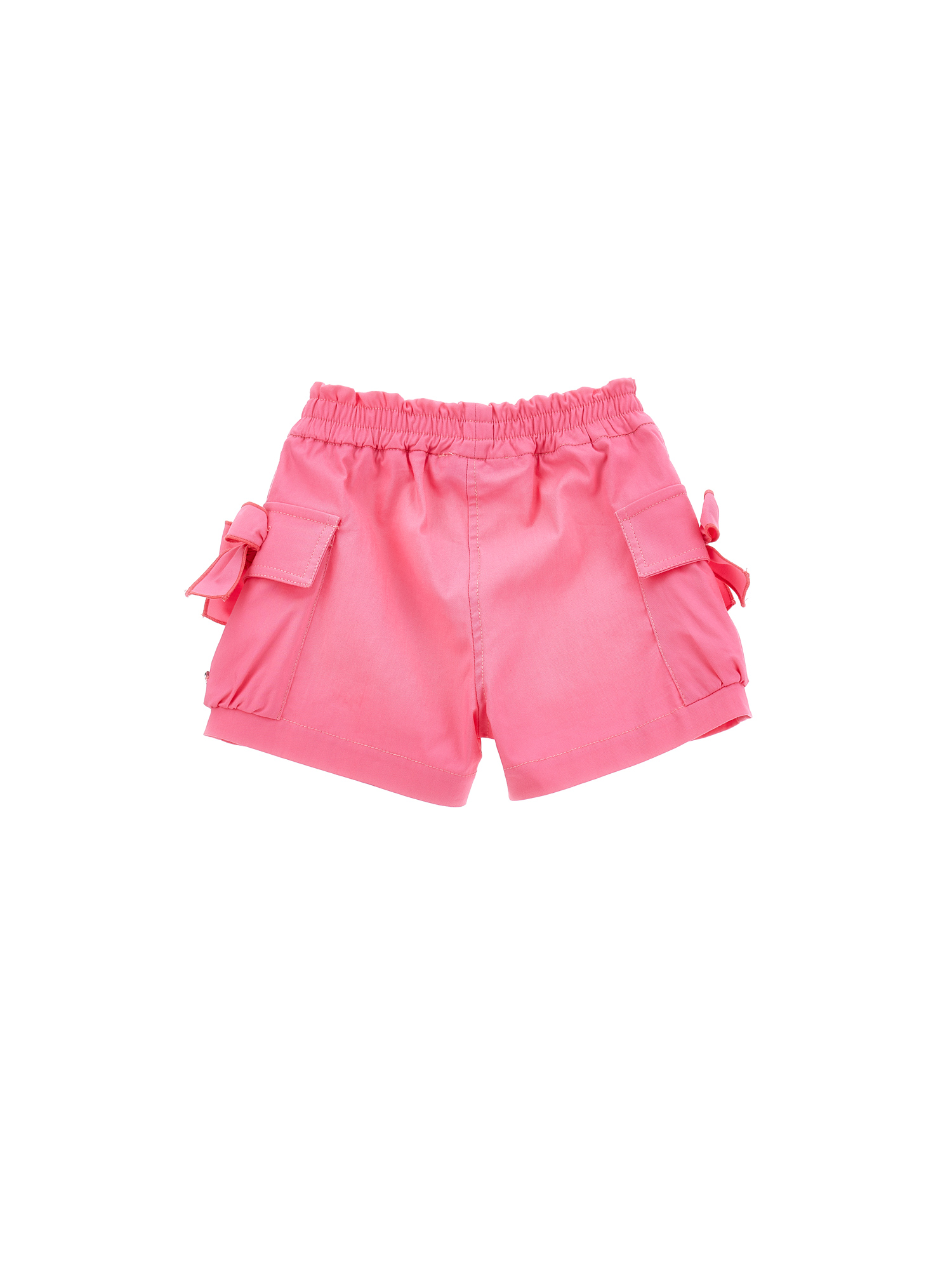 Monnalisa Batavia Fabric Shorts In Sachet Pink