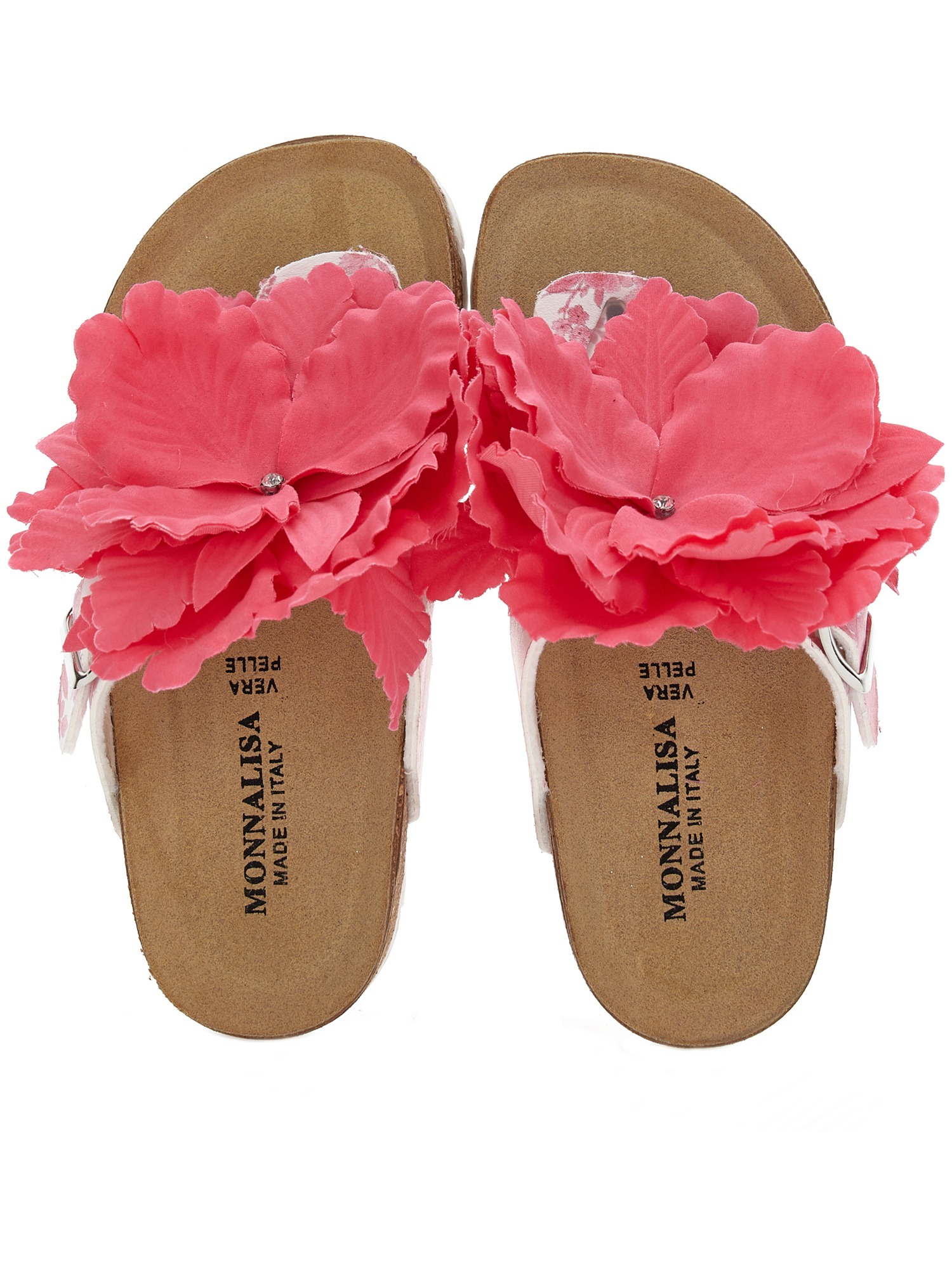 MONNALISA FLIP-FLOP-PANTOLETTEN MIT MAXIBLUME 