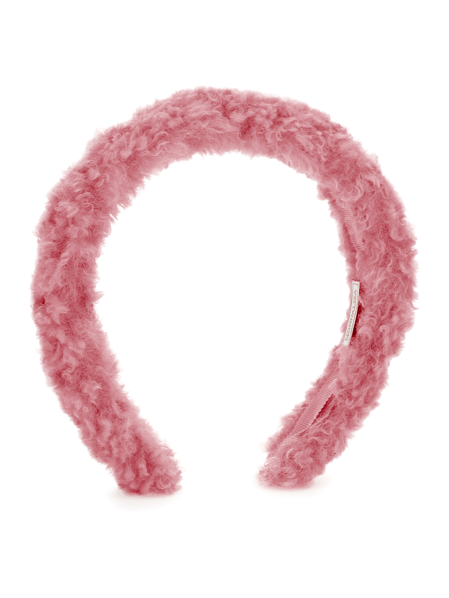 Monnalisa Plush Headband In Fuchsia