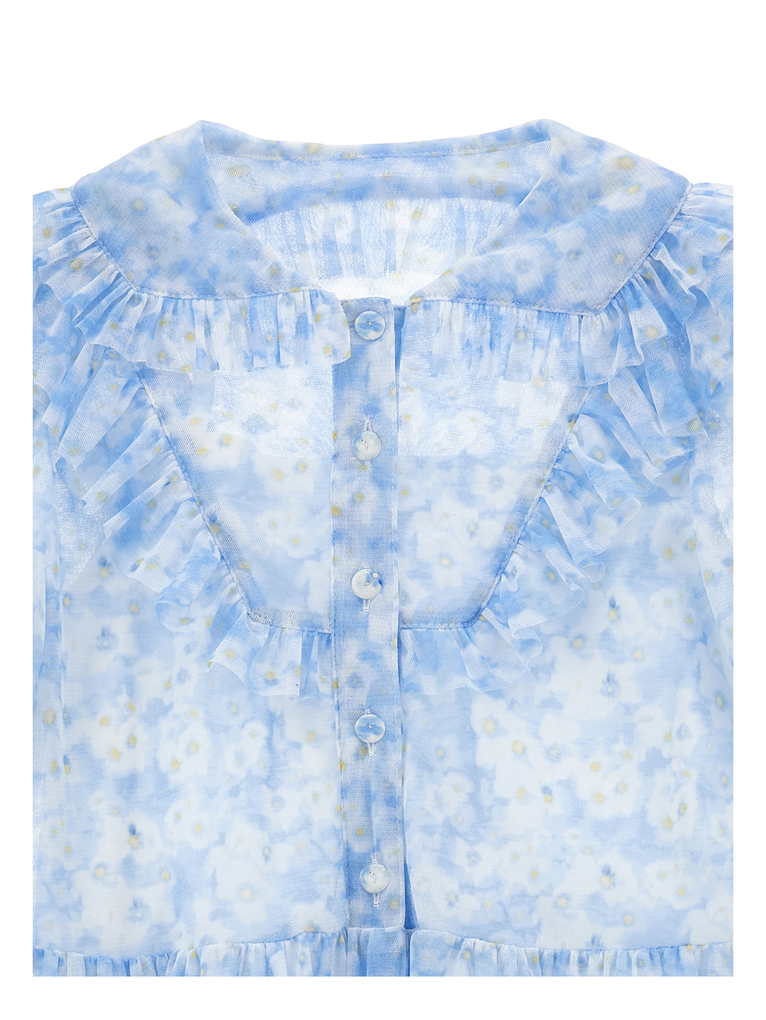 Philosophy Di Lorenzo Serafini Floral-print Dress In Blue