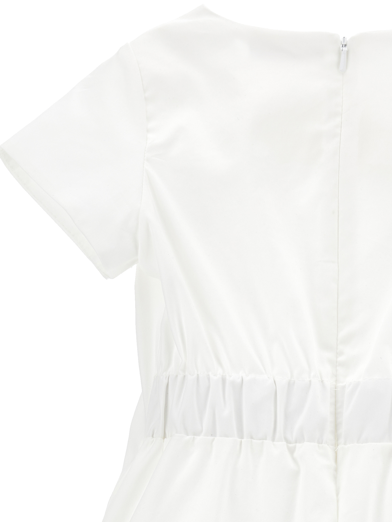 Monnalisa Jumpsuit With Bow In Rosa Fairy Tale
