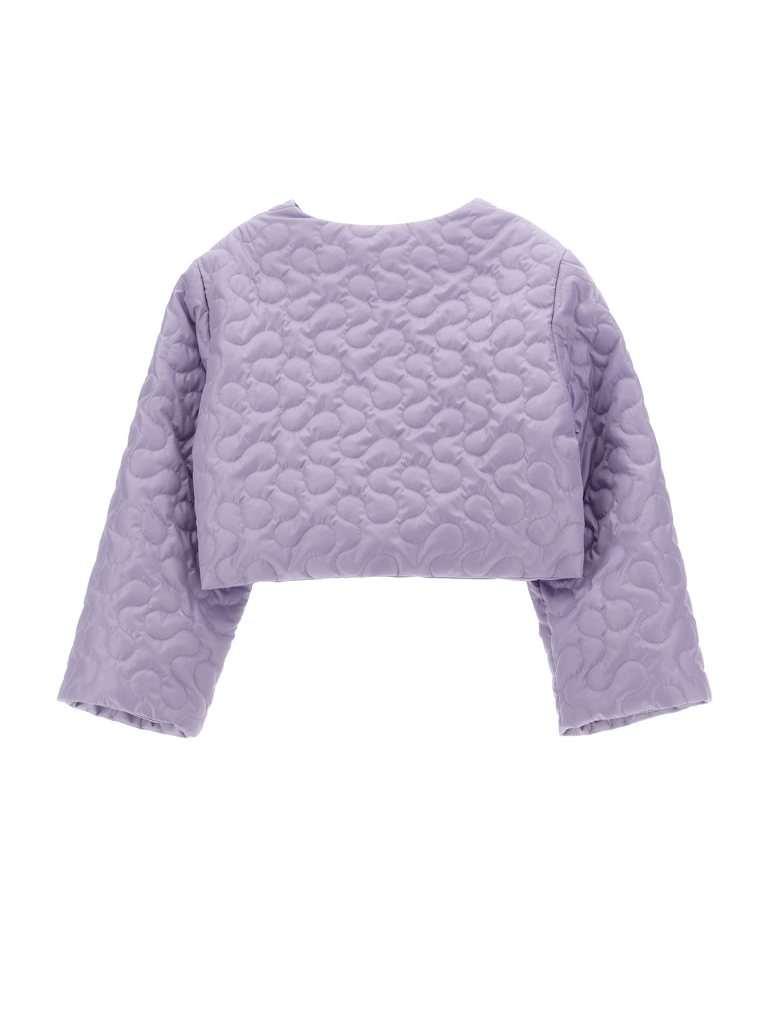 Monnalisa Extra Light Quilted Jacket In Wisteria
